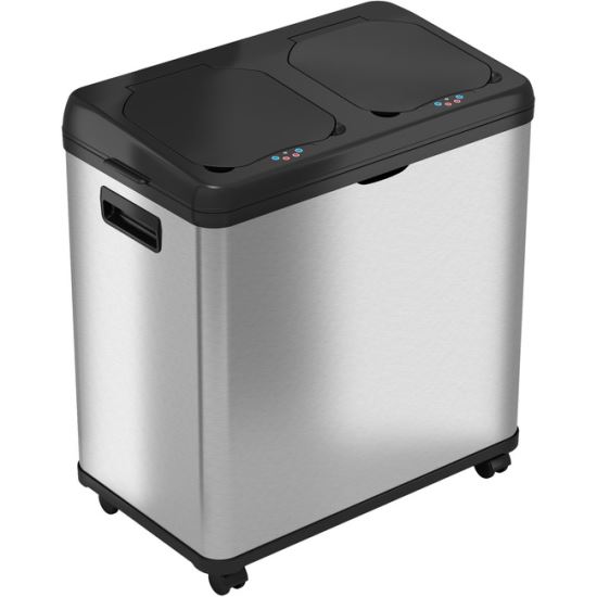 HLS Commercial 16-Gallon Combo Sensor Trash Can1