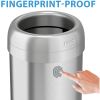 HLS Commercial Stainless Steel Open Top Trash Can2