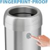 HLS Commercial Stainless Steel Open Top Trash Can4