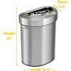 HLS Commercial Semi-Round Open Top Trash Can3