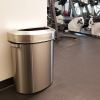 HLS Commercial Semi-Round Open Top Trash Can6