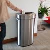 HLS Commercial Semi-Round Open Top Trash Can9