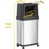 HLS Commercial Dual Push Door Odor Control Trash Can3