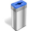 HLS Commercial Rectangular Open Top Recycle Bin/Lid1