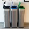 HLS Commercial Rectangular Open Top Recycle Bin/Lid6