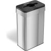 HLS Commercial 21-Gallon Rectangular Open Trash Can1