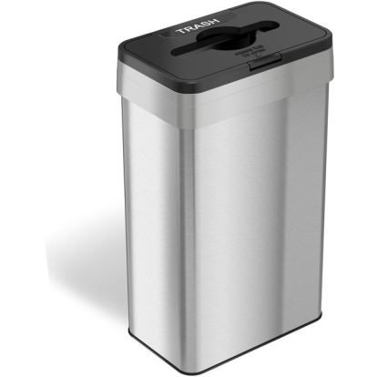 HLS Commercial 21-Gallon Rectangular Open Trash Can1