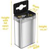 HLS Commercial 21-Gallon Rectangular Open Trash Can3