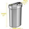 HLS Commercial Semi-Round Open Top Trash Can4