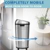 HLS Commercial XL Round Stainless Sensor Trash Can6