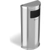 HLS Commercial 9-Gallon Half-Round Side-Entry Trash Can1