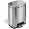 HLS Commercial Stainless Steel Soft Step Trash Can1