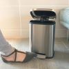 HLS Commercial Stainless Steel Soft Step Trash Can6