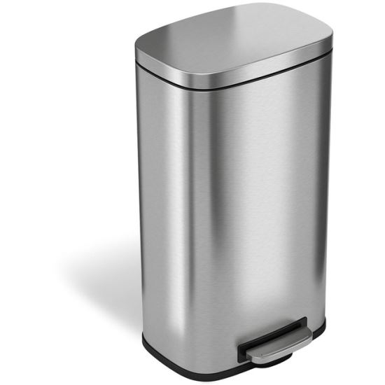 HLS Commercial Stainless Steel Soft Step Trash Can1