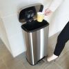 HLS Commercial Stainless Steel Soft Step Trash Can6