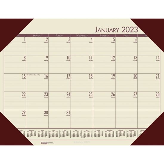 House of Doolittle Ecotones Compact Calendar Desk Pads1