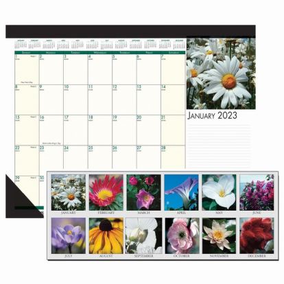 House of Doolittle EarthScapes Flowers 18-1/2" Desk Pad1