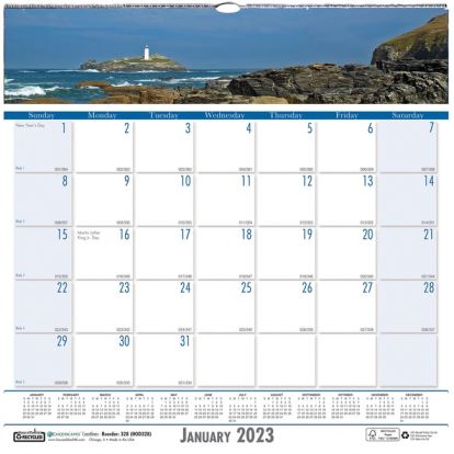 House of Doolittle Coastlines Monthly Wall Calendar1
