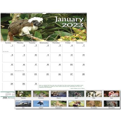House of Doolittle Earthscapes Wildlife Wall Calendars1