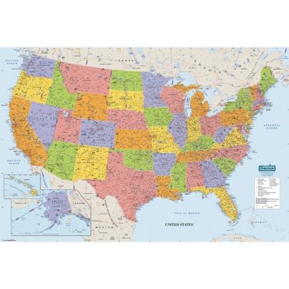 House of Doolittle Laminated United States Map1
