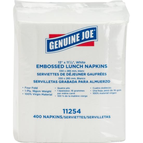 Genuine Joe White Lunch Napkins1