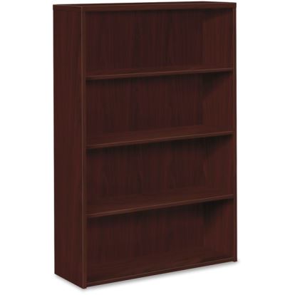 HON 10500 Series Mahogany Laminate Fixed Shelves Bookcase1