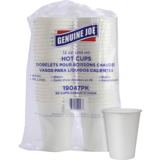 Genuine Joe Polyurethane-lined Disposable Hot Cups1