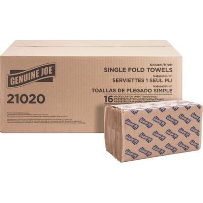 Genuine Joe Single-Fold Value Paper Towels1