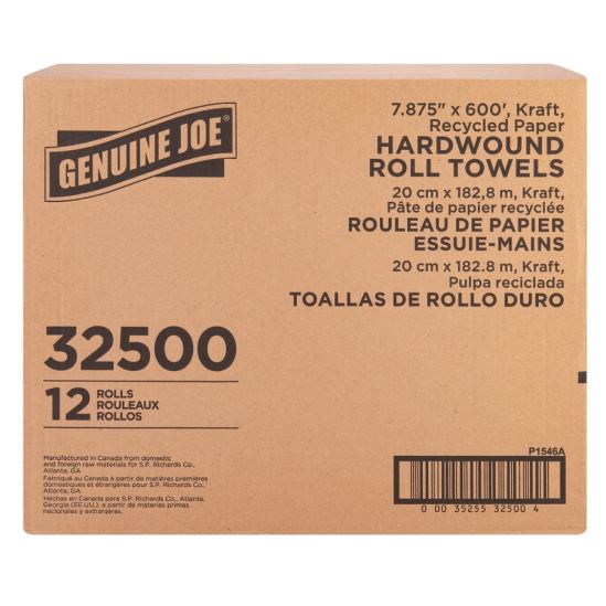 Genuine Joe Embossed Hardwound Roll Towels1