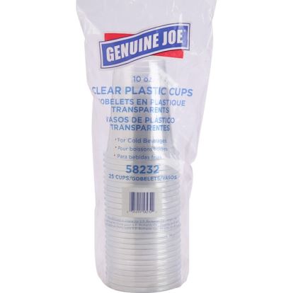 Genuine Joe Clear Plastic Cups1