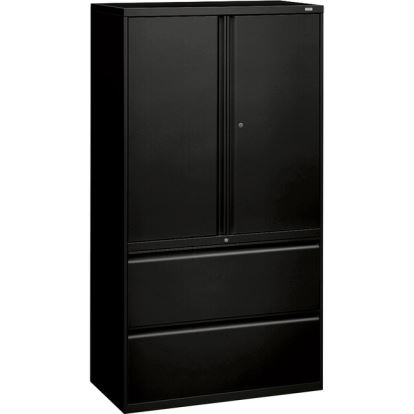 HON 800 Series Wide Lateral File with Storage Cabinet - 2-Drawer1