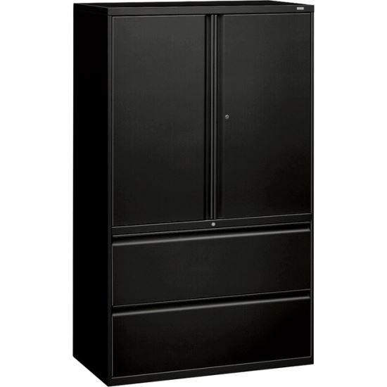 HON 800 Series Wide Lateral File with Storage Cabinet - 2-Drawer1