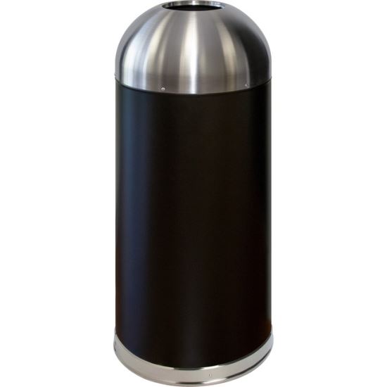 Genuine Joe 15 Gallon Dome Top Trash Receptacle1