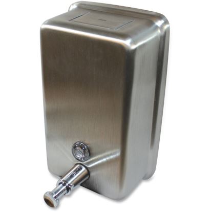 Genuine Joe Stainless Vertical Soap Dispenser1