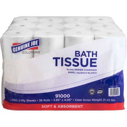 Genuine Joe Solutions Double Capacity 2-ply Bath Tissue1