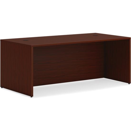 HON Mahogany Laminate Mod Desk Component1