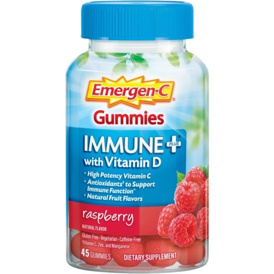 Emergen-C Immune+ Raspberry Gummies1