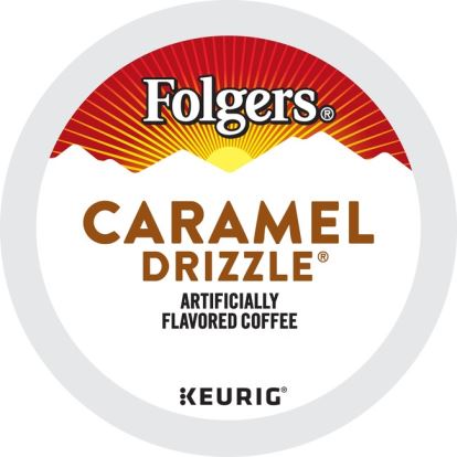 Folgers&reg; K-Cup Caramel Drizzle Coffee1