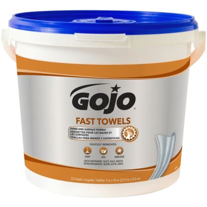 Gojo&reg; Fast Towels Hand/Surface Cleaner1