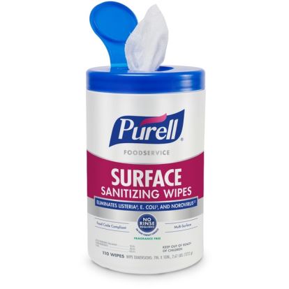 PURELL&reg; Foodservice Surface Sanitizing Wipes1