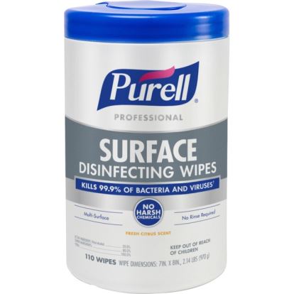 PURELL&reg; Professional Surface Disinfecting Wipes1