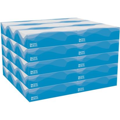 Pacific Blue Select Pacific Blue Select Facial Tissue by GP Pro - Flat Box1