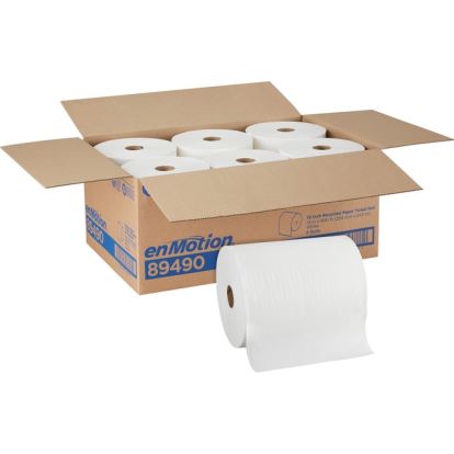 enMotion Paper Towel Rolls, 10" x 800', 40% Recycled, White, Pack Of 6 Rolls1