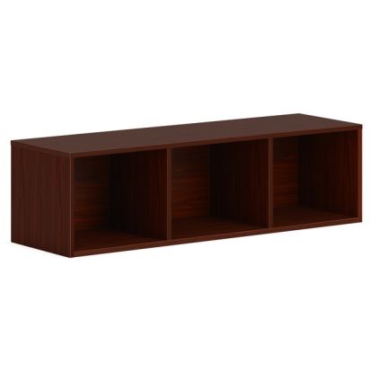 HON Mod Wall Mounted Storage | Open | 48"W | Traditional Mahogany Finish1