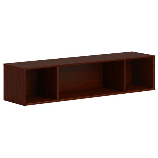 HON Mod Wall Mounted Storage | Open | 60"W | Traditional Mahogany Finish1