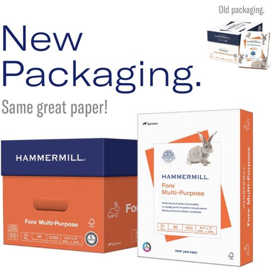 Hammermill Paper for Multi 8.5x11 Laser, Inkjet Copy & Multipurpose Paper - White1