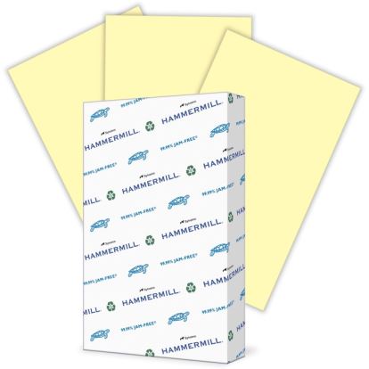 Hammermill Paper for Copy 8.5x14 Laser, Inkjet Colored Paper - Canary - Recycled - 30% Recycled Content1