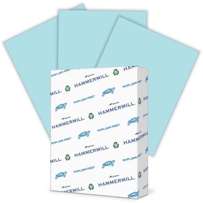 Hammermill Paper for Copy 8.5x11 Laser, Inkjet Colored Paper - Blue - Recycled - 30% Recycled Content1