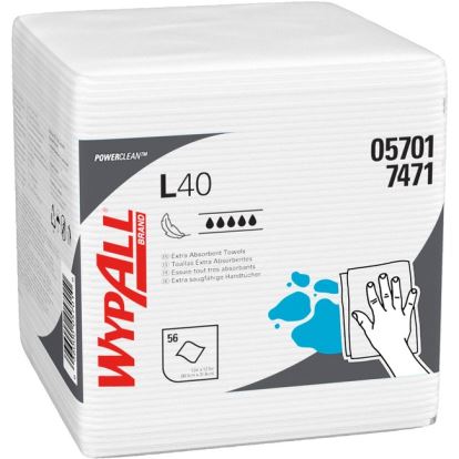 WypAll Power Clean L40 Extra Absorbent Towels1