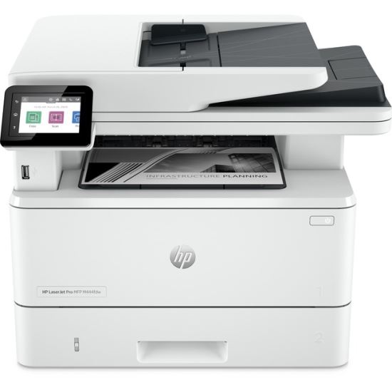 HP LaserJet Pro 4101fdw Wireless Laser Multifunction Printer - Monochrome - White1